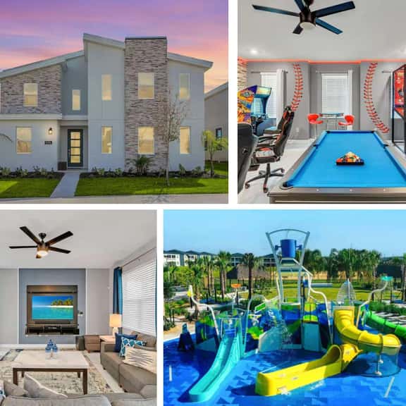 13 Beds | Movie Theater, Game Room, Water Park - Image 1
