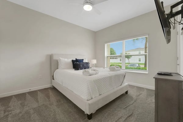 Vacation rental listing on a laptop screen
